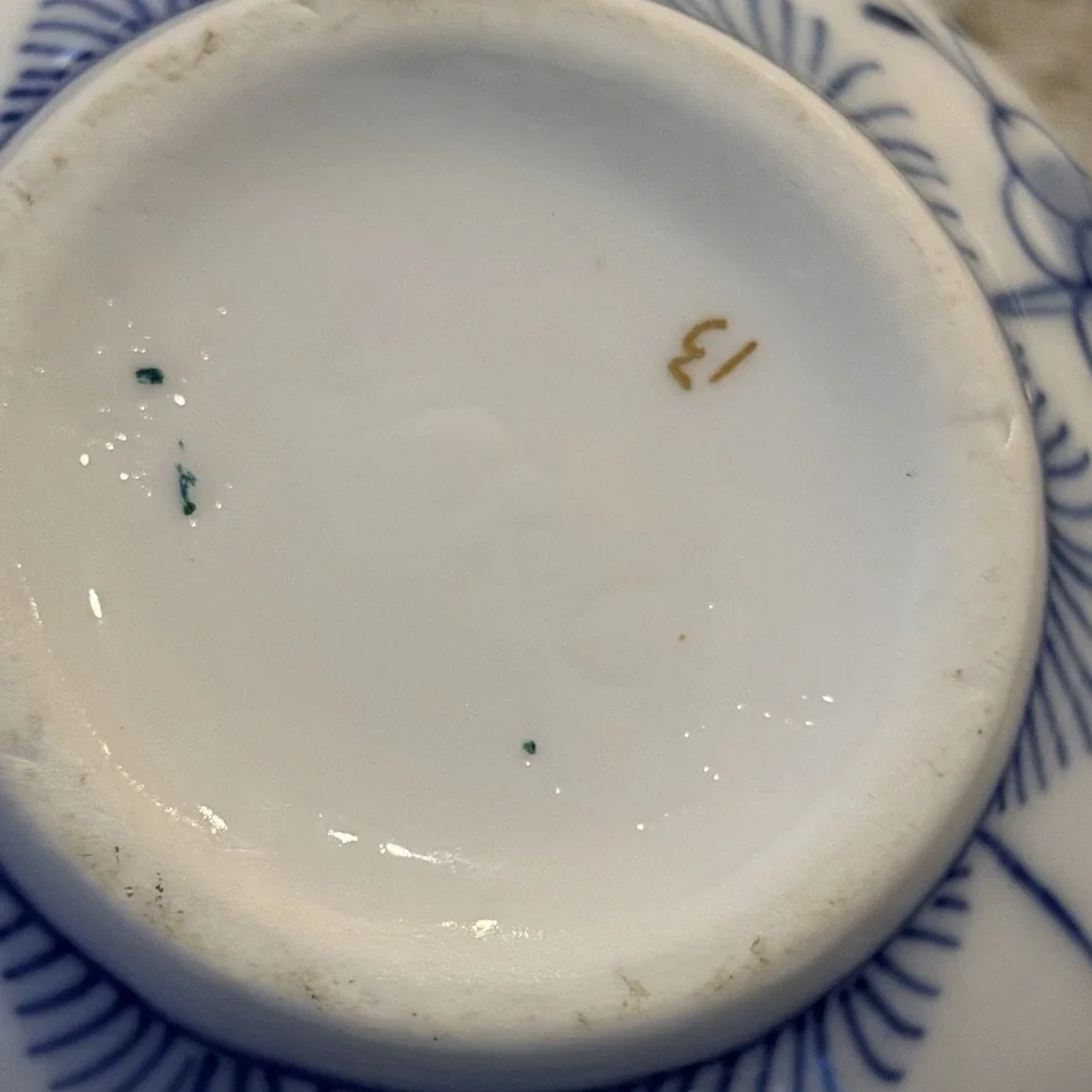 Antique 1930s W T & C Invalid Feeder Cup Nursing Cup Porcelain Germany Floral